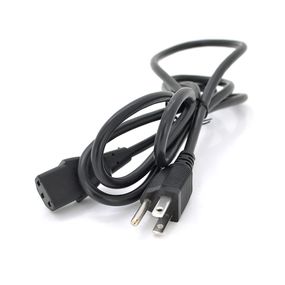 Кабель питания USA 1.2m,0.5mm,PC-184/2 B-C13 3 pin с заземлением,Black,OEM Q25