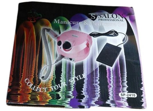 Фрезер Salon Professional SP-2410 12 Вт 30 000 обертів Рожевий для манікюру та педикюру машинка | Зображення 4