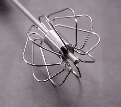 Портативний напівавтоматичний універсальний міксер для яєць, млинців, соусів Cookkiss 33см з нержавіючої сталі | Зображення 5