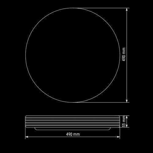 Світильник світлодіодний Biom SMART SML-R04-80/2 3000-6000K 80Вт с д/у New | Зображення 3