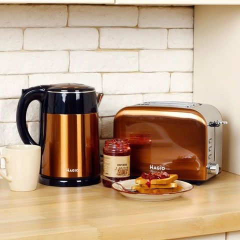 Хороший електричний чайник MAGIO MG-490 / Тихий електричний чайник / TM-274 Чайник електро | Зображення 5