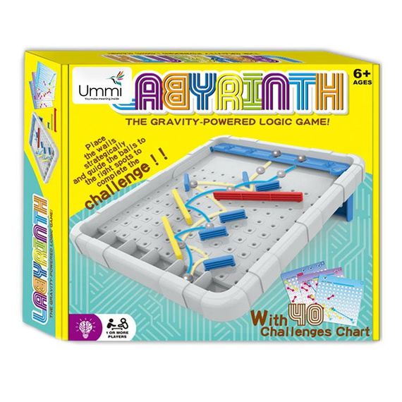 Настольная интерактивная игра Ummi 22025 Labyrinth Grey | Зображення 5