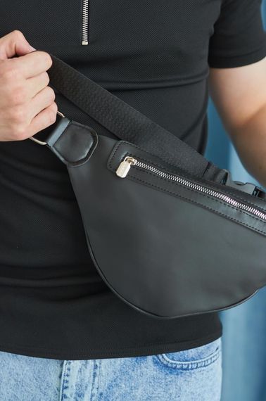 Бананка шкіряна Prada чорна (6792355233) | Зображення 1