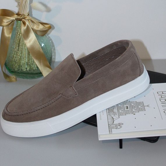 Оригінальні замшеві лофери 41 розмір | Зображення 1