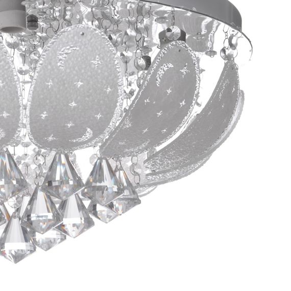 Люстра торт потолочная с пультом LED E14 60W RGB WH (BCL-649S/5) | Зображення 2