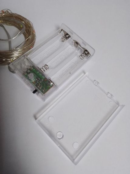 Гирлянда на батарейках "светодиодные капли" 3м, 30LED, теплый белый цвет | Зображення 5