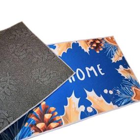 Коврик для дома в прихожую Home 40*120см Синий