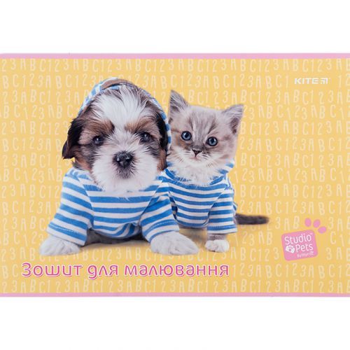 Тетрадь для рисования, 12 л., скоба, софт тач + УФ лак, SP | Зображення 4