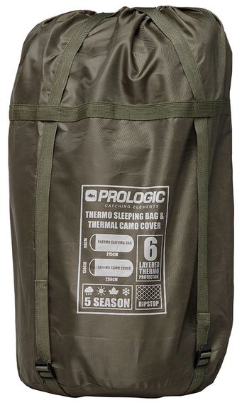 Спальный мешок Prologic Element Comfort S/Bag & Thermal Camo Cover 5 Season 215 x 90cm | Зображення 4