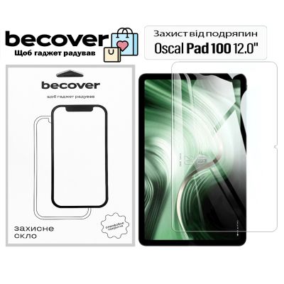 Стекло защитное BeCover Oscal Pad 100 12.0&quot; (713696)