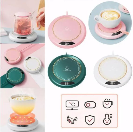 USB-підігрівач для чашки з 3 режимами температури, термостатом | Зображення 7