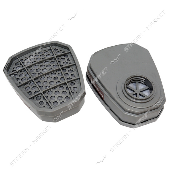 Фільтр-Банку DR-0022 трапеція (для респіратора 3-М з двома фільтрами)