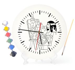 Детский набор для творчества часы раскраска Художник 30 см (Г0195)