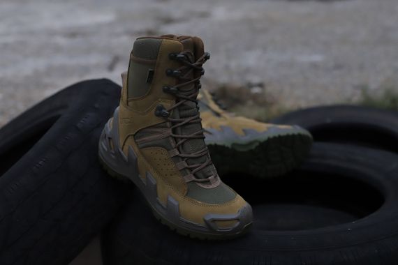 Берцы тактические Vaneda 1192-1 мембрана DryTex нубук хаки