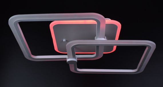 Люстра світлодіодна стельова LED світильник для квартири на стелю лед з пультом 25949 Білий 10х41х63 см. | Зображення 5