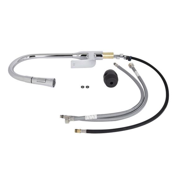 Смеситель для кухни Qtap Vlasta New с выдвижным изливом QTVLA344CRM45646 Chrome | Зображення 7