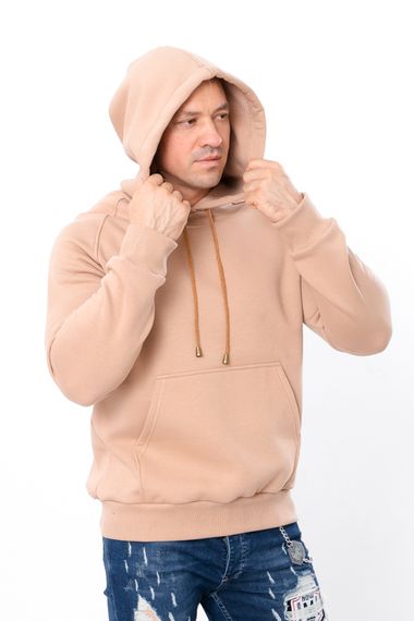 Худі для чоловіків Носи своє 50 Бежевий (p-15141-172984) | Зображення 1