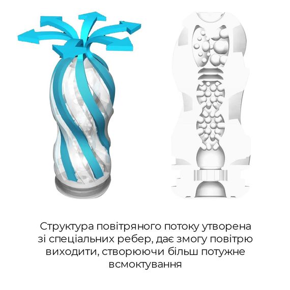 Мастурбатор Tenga Air-Tech Ultra Size, вища аеростимуляція та всмоктувальний ефект | Зображення 2
