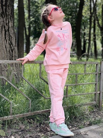 Костюм для дівчинки Носи своє 98 Рожевий (p-3741-79759) | Зображення 5