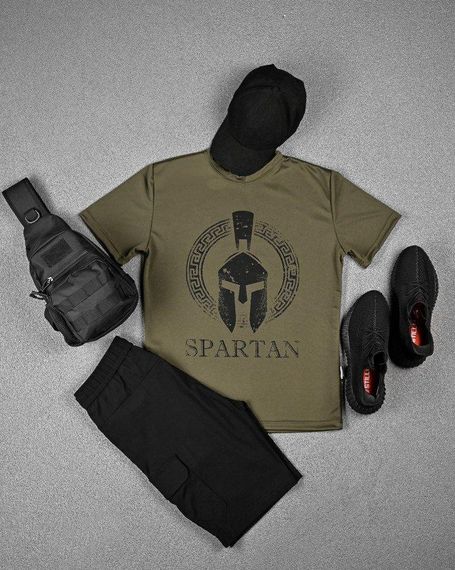 Тактична потоотводяща футболка Oblivion SPARTAN олива ДЛ6583 | Зображення 4