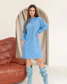 Платье для женщин цвет голубой размеры S, L, XL FI_009694