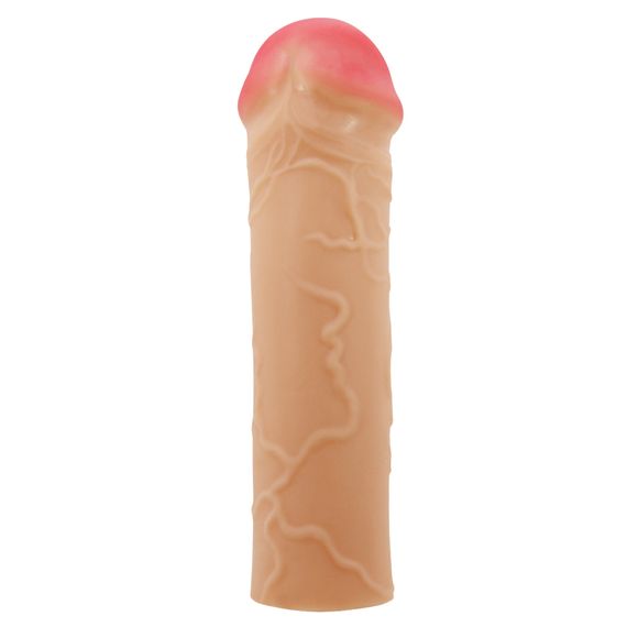 Насадка на член - Pretty Love Nile Penis Extender +1" Flesh | Зображення 4