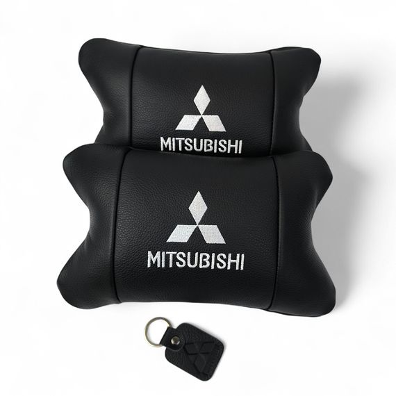 Автоподушки з логотипом Mitsubishi, Дорожні подушки, Подушки для шиї на підголівник FV-67 | Зображення 7