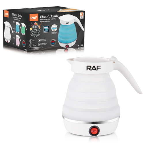 Чайник електричний складаний силіконовий Silicone Folding Kettle R.7504 (0.6л) | Дорожній міні-чайник для подорожей | Зображення 2