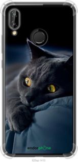 Чохол на Huawei P20 Lite Димчастий кіт "825sp-1410-2448"