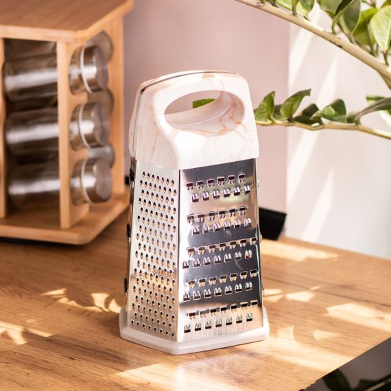 Терка шестигранна ручна для овочів і фруктів 14×12×24 (см) HP-8-7 | Зображення 5