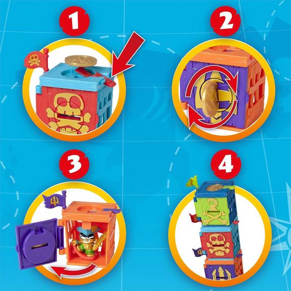 Дитячий іграшковий набір з фігурками "Фортеця" PIRATIX PPX1D212IN00 серії "Golden Treasure" | Зображення 5