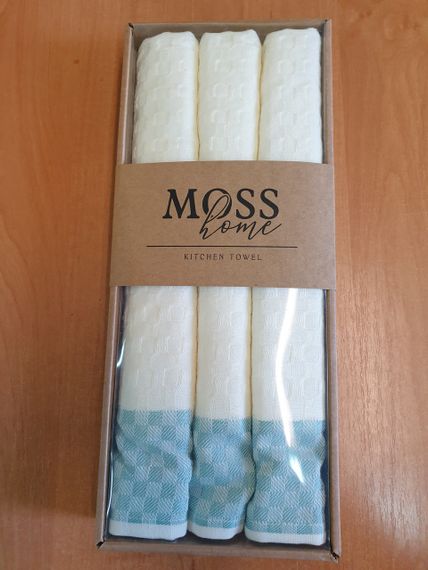 Набір рушників Nilteks 128673 Туреччина 70*50  Вафельное полотно Різні кольори