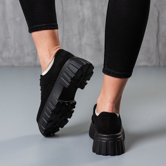 Броги женские Fashion Danzig 3772 36 размер 235 см Черный | Зображення 5