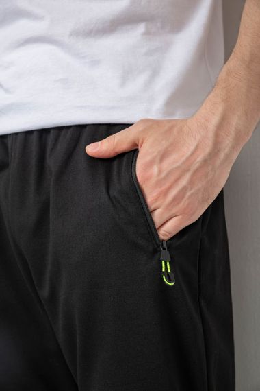 Спорт штани чоловічі, колір чорний, 244RY-418 | Зображення 4