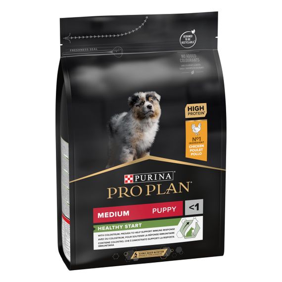 Сухой корм для щенков средних пород с курицей Purina Pro Plan Puppy Medium Healthy Start 3 кг | Зображення 1