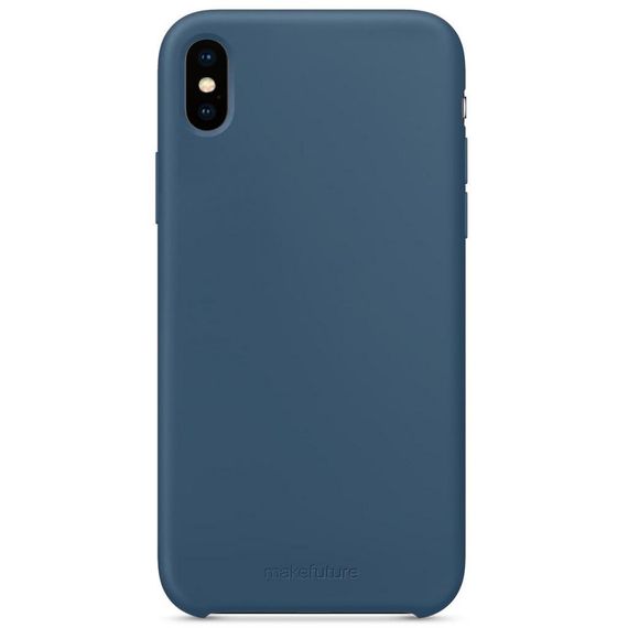 Чохол до мобільного телефона MakeFuture Silicone Case Apple iPhone XS Max Blue (MCS-AIXSMBL) | Зображення 1