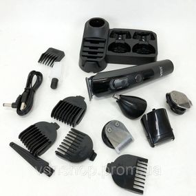 Машинка для стрижки волосся домашня, Електрична машинка для стрижки з насадками, Тример бездротовий YK-60