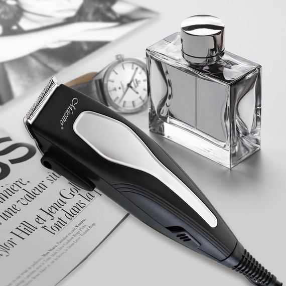 Машинка для стрижки волос Maestro MR-651C-GREY, проводная, с насадками | Зображення 1