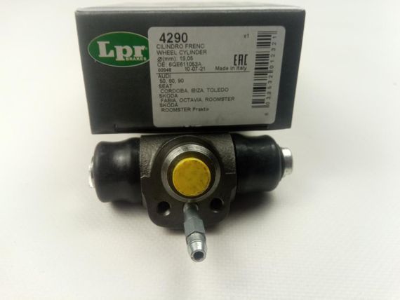 Циліндр задній гальмівний SKODA/VW, LPR (4290) (1H0611053) | Зображення 2