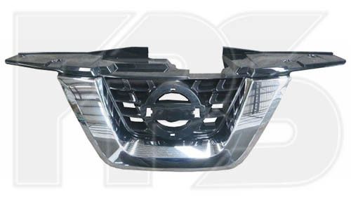 Решетка радиатора Nissan Juke '2015- (FPS) средняя (хром / черная)