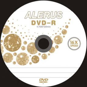 DVD-R диск ALERUS Brand 4.7Gb 120min 16x speed bulk 50, 50 шт