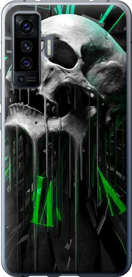 Чехол на Vivo X50 Череп-часы "4100u-1955-17620"