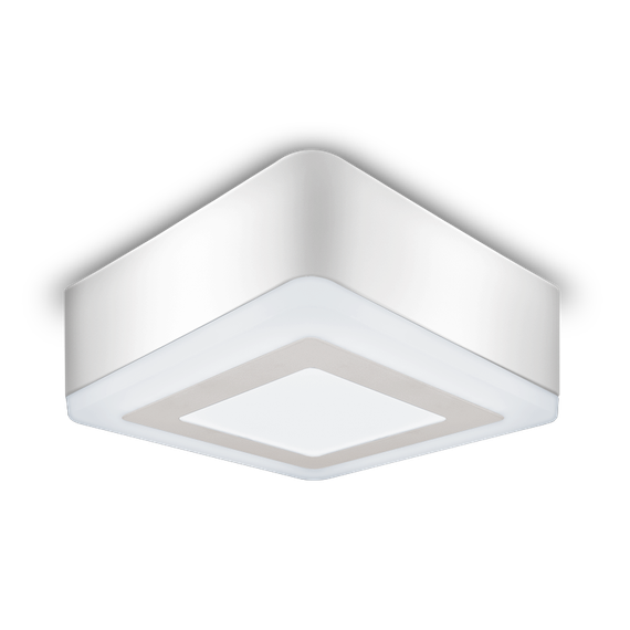 СВЕТИЛЬНИК GAUSS BACKLIGHT НАКЛАДНОЙ BL223 КВАДРАТ. АКРИЛ, 6+3W, LED 4000K, 145*145, 1/30 | Зображення 1