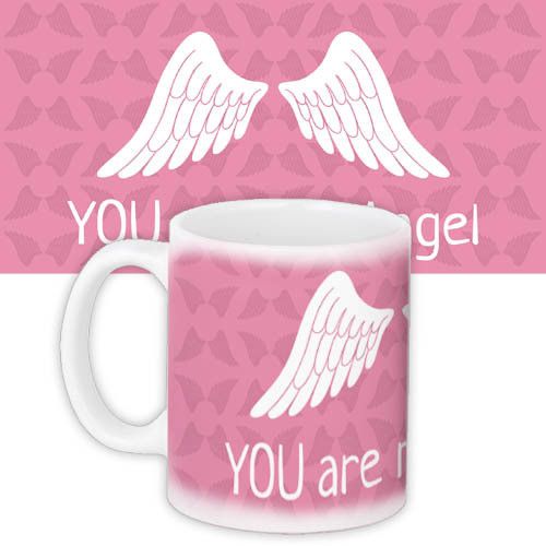 Чашка з принтом You are Angel 330 мл (KR_14M061)