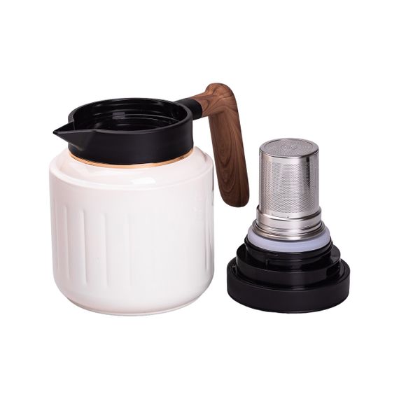 Чайник термос з індикатором температури та заварником 1 л білий HP-14-51W | Зображення 3