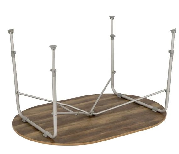 Стіл Bo-Camp Feather Oval 130x90 cm Brown (1404466) (DAS302107) | Зображення 1