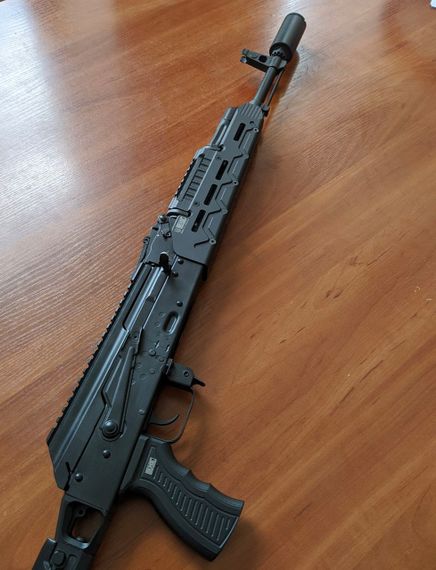 Цівка для АК-47/74 сумісна з обвісом з авіаційного алюмінію Чорна | Зображення 5