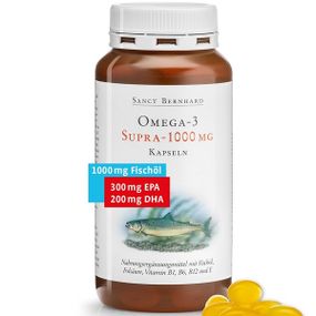 Омега 3 Sanct Bernhard Omega-3 supra 1000 mg (EPA 300, mg DHA 200 mg) 120 Caps