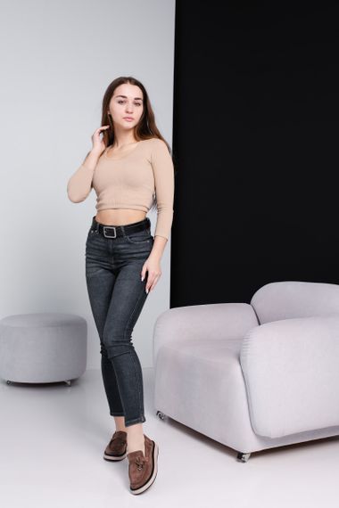 Лофери жіночі Fashion Irma 3924 41 розмір 26 см Коричневий | Зображення 9