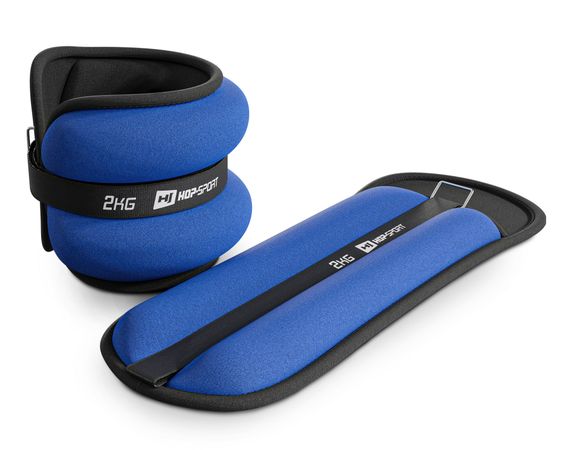 Обважнювачі для ніг та рук Hop-Sport HS-S004WB 2х2кг сині